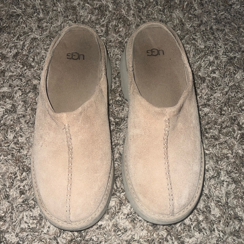 UGG Tan Suede Mules